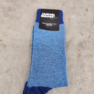 Unsimply Stitched Socks Mens Size 8-12 Blue Crew*NWT*